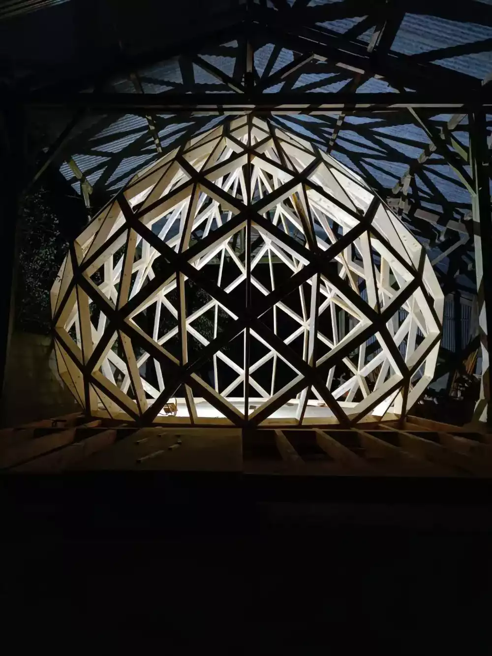 Hébergement insolite à structure bois